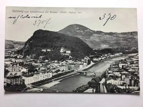 Salzburg vom Aussichtsturm des Restaurants “Elektr. Aufzug” aus 11079