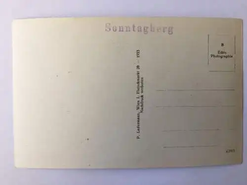 Sonntagsberg gegen Ötscher 606 ShNö