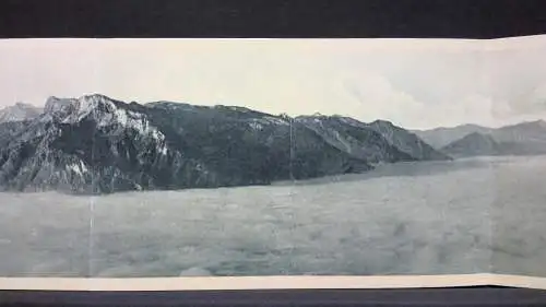 Porträtkarte Aussicht von Gaisbergspitze gegen Westen JW165823