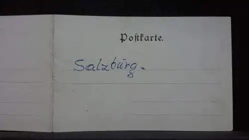 Porträtkarte Salzburg Salzach Festung Hohensalzburg JW165648