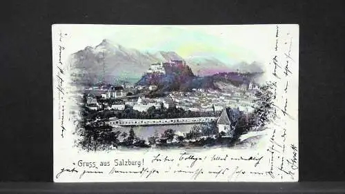 Salzburg Salzach Hohensalzburg Untersberg JW67610