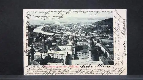 Salzburg von der Festung Hohensalzburg Salzach JW165723