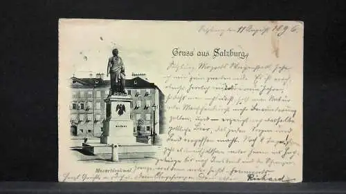 Mozartdenkmal Gruss aus Salzburg JW5811