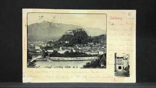 Salzburg Schloss Hohensalzburg Steinthor JW165603