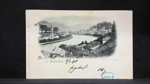 Gruss aus Salzburg von Mülln Salzach Berge JW5826