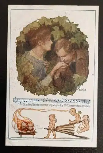 Künstlerkarte Deutscher Schulverein Nr.906 600499A Gr