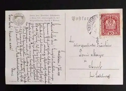 Künstlerkarte Deutscher Schulverein Nr.368 600571A Gr