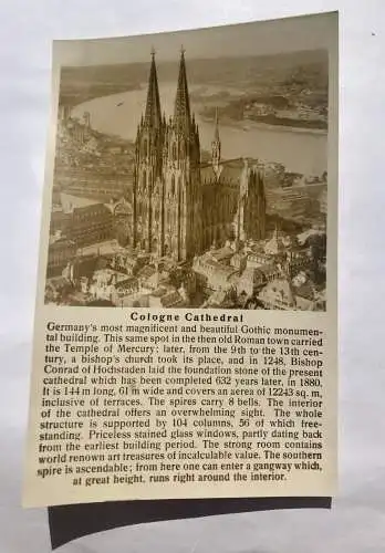 Ak, Köln, Dom, Cathedrale, Cologne (110214 BW)