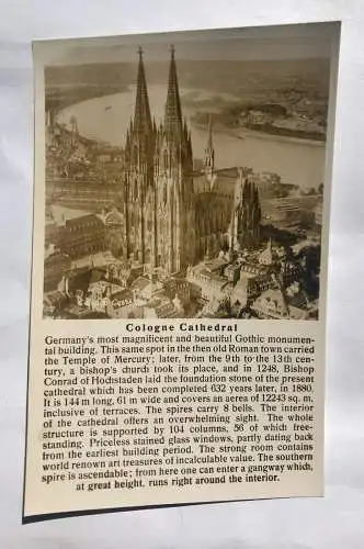 AK, Nordrhein Westfalen, Cologne, Cathedrale, Rhein (110211 BW)