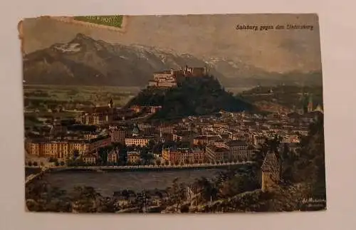 Salzburg mit Festung Österreich 600086A gr