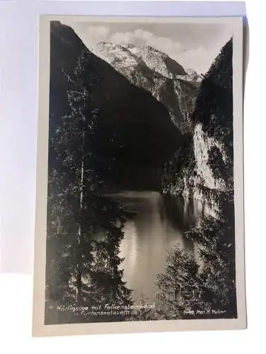 Königssee mit Falkensteinwand u. Funtenseetauern 1440, Phot. H. Huber.  20029