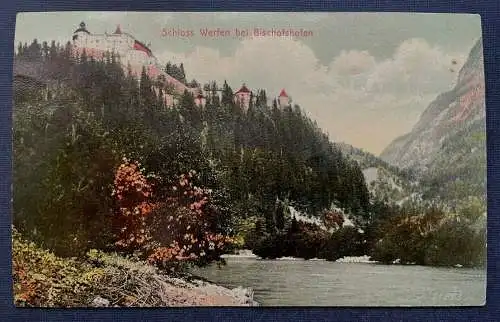 Schloss Werfen bei Bischofshofen Festung Burg Berg Salzburg Österreich 402363 TH