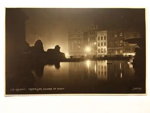 London - Trafalgar Square at Night - Bei Nacht - England 40196 TH