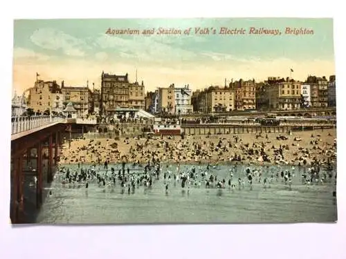 Brighton - Aquarium & Station of Volk‘s Electric Railway - England 40227 TH