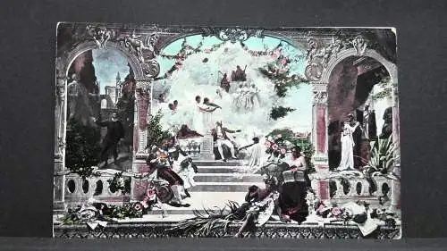 Mozart Vorhang im Stadttheaterzu Salzburg JW 165613