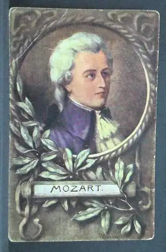 Wolfgang Mozart Porträt Zeichnung JW 165643