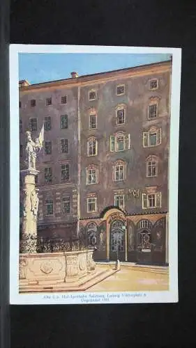 Alte Hofapotheke Salzburg Ludwig Viktorplatz 6 Zeichnung JW 4351