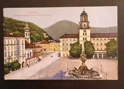 Salzburg Residenzplatz Und Glockenspiel 730082 gr I