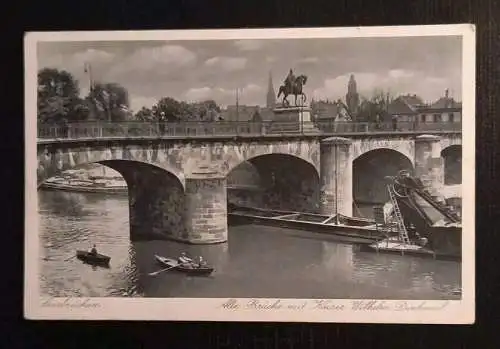 Saarbrücken Brücke Mit Kaiser Wilhelm Denkmal 165668 gr I