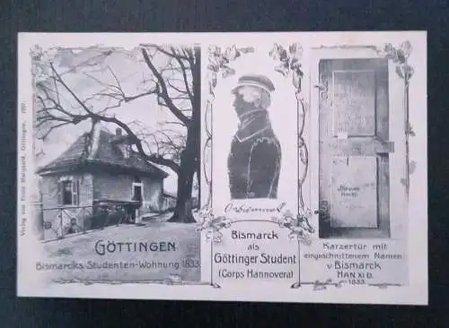 Göttingen Bismarcks Studenten Wohnung 500233 gr I