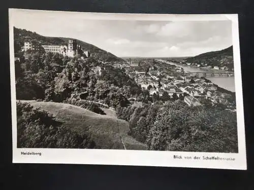 Heidelberg - Blick von der Scheffelterrasse - Blick auf die Stadt 180137 TH