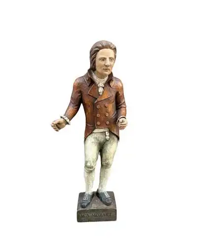 Figur Wolfgang Amadeus Mozart Signatur Winkler  H/B/T 100x38x20cm  A03