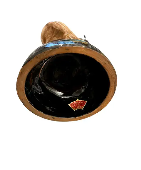 Anzengruber Keramik Wien Der Regenschirmbauer  um 1949   H/B 30x13cm  A02 4