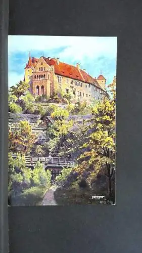 Nürnberg Burg von Westen Gemälde 727 jw J