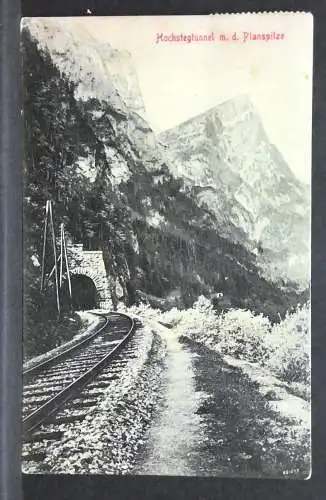 Hochstegtunnel mit der Planspitze Eisenbahn Schienen 30039 jw J