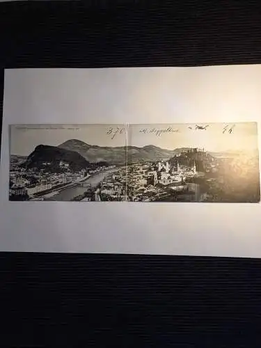 Salzburg,Aussichtsturm des Restaurant, Doppelkarte 30023 GR