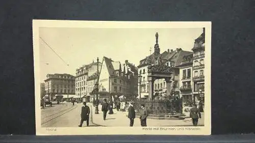 Mainz Markt mit Brunnen und Nähkiste 180103 jw J