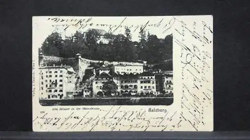 Alte Häuser in der Steinstraße Salzburg JW7413