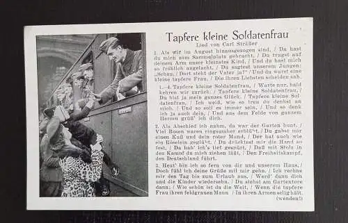 WK II Wehrmacht Soldaten Im Zug Tapfere Kleine Soldatenfrau 165518 H