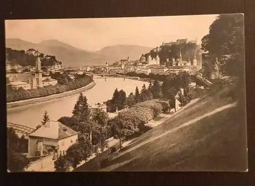 Salzburg Altstadt Mit Salzach 600377A gr K