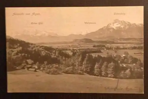 Salzburg Aigen Hoher Göll Watzmann Untersberg 600713A gr K