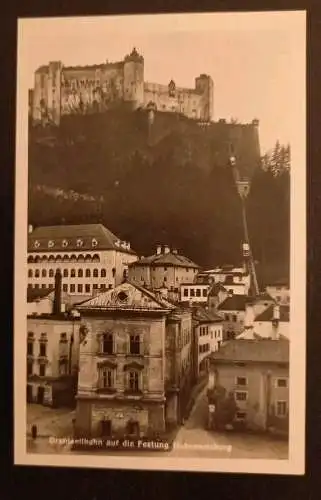 Salzburg Drahtseilbahn Festung 600209A gr K