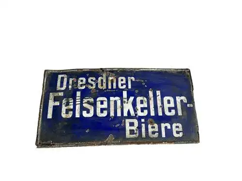 Rarität Dresdner Felsenkeller Biere Dresden Schild  siehe Zustand 117x60 cm