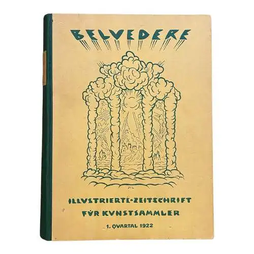 3232 Meder ILLUSTRIERTE-ZEITSCHRIFT FÜR KUNSTSAMMLER 1. QUARTAL 1922 HC +Abb