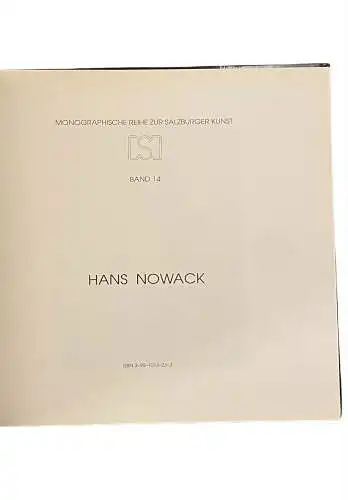 1437 Hans Nowack HANS NOWACK 1866 - 1918 ; ein Salzburger Aquarellist