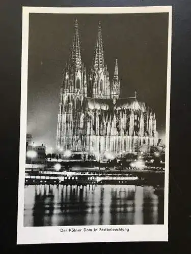 Köln - Der Kölner Dom in Festbeleuchtung 929 TH