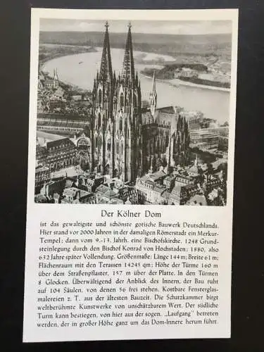 Köln - Der Kölner Dom - Historie 927 TH