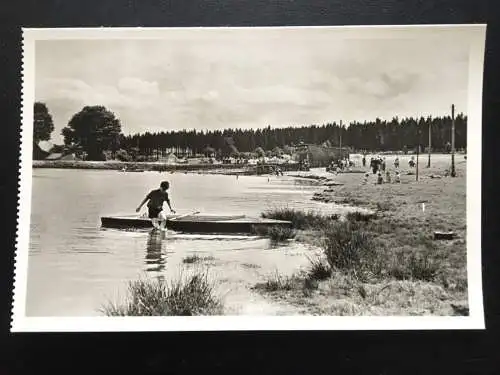 Ehrenfriedersdorf - Erzgebirge - Stauweiher Großer Teich - Ruderboot 140438 TH