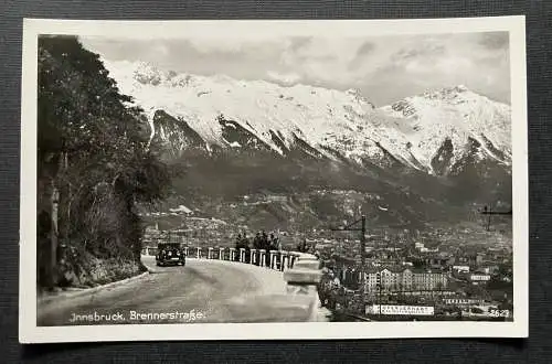 Innsbruck Brennerstrasse Stadt Gebirge Auto Oldtimer Tirol Österreich 400266 TH