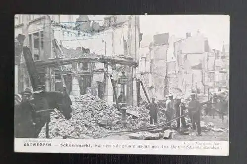 Antwerpen Schoenmarkt Zerstörung 410717 gr I