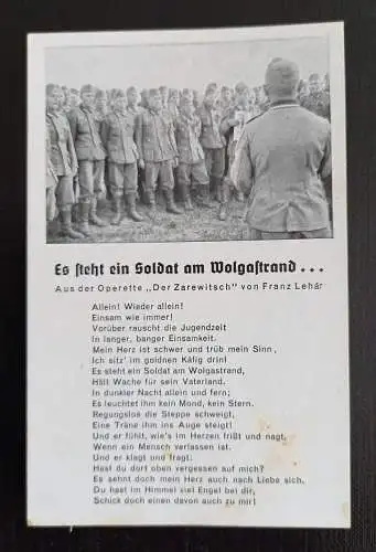 WK II Wehrmacht Soldaten Es Steht Ein Soldat Am Wolgastrand 165528 H