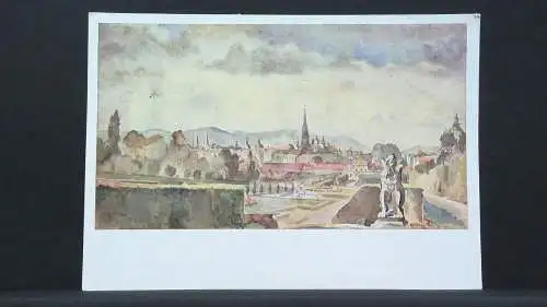 Wien Blick vom Belvedere Fritz Göhring Gemälde JW CB2859 F