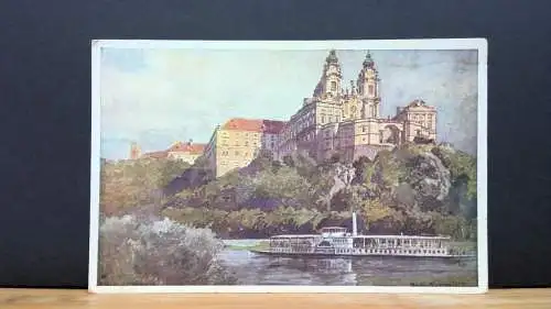 Melk Schiff Donau-Dampfschiffahrts-Gesellschaft Wien Gemälde JW 650294 C