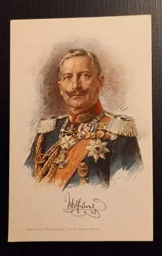 Kaiser Wilhelm II Porträt 650283 Ga B