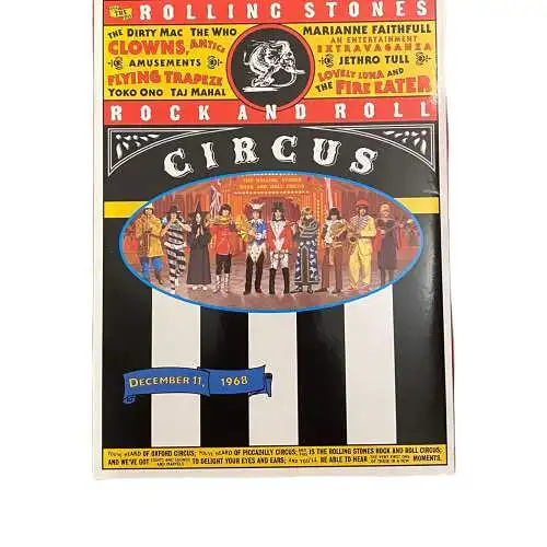 1520 Abkco Films ROLLING STONES ROCK AND ROLL CIRCUS DEZ. 1968 HC