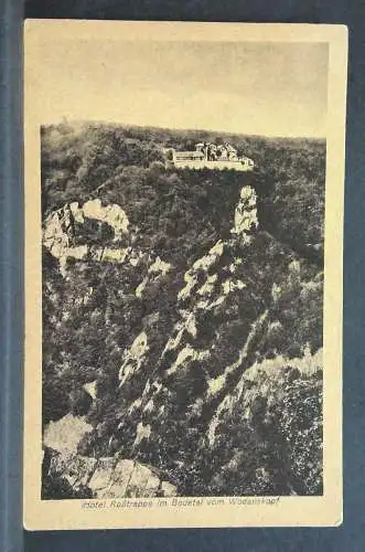 Hotel Roßtrappe im Bodetal vom Wodanskopf 40040 jw J